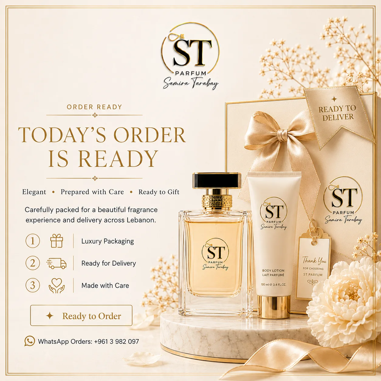 Graduation perfume gift